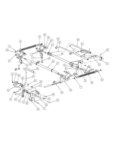 Lift Assembly (Nov.2003 And Prior) Diagram and Parts List for M48-KW 53BB5DAV750-19-HP Cub Cadet Lawn Tractor